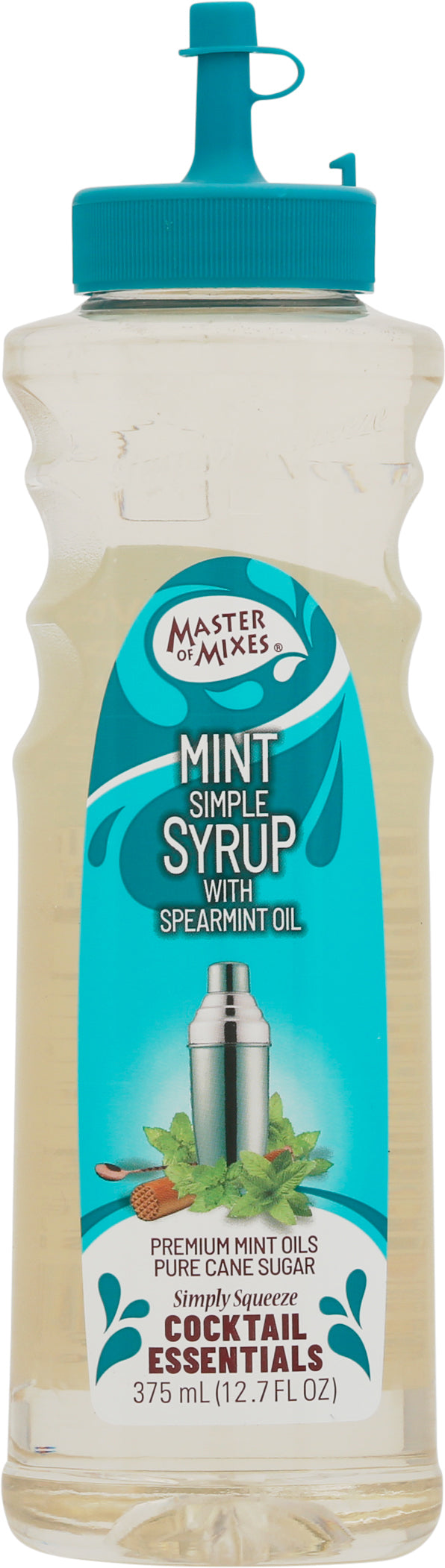 Master of Mixes Mint Simple Syrup 12.7 fl oz - Case of 12