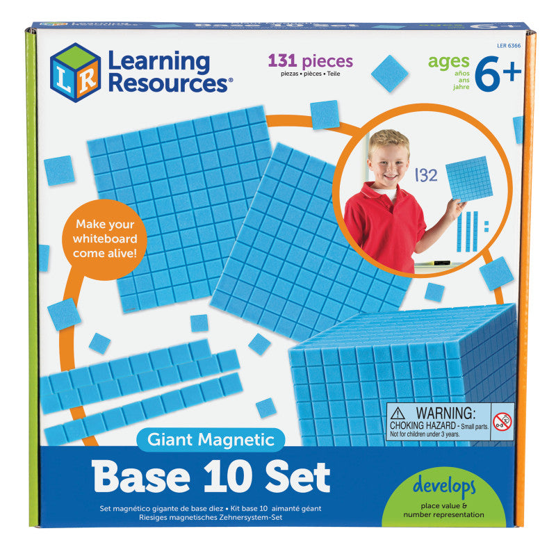 LEARNING RESOURCES - Giant Magnetic Base 10 Set