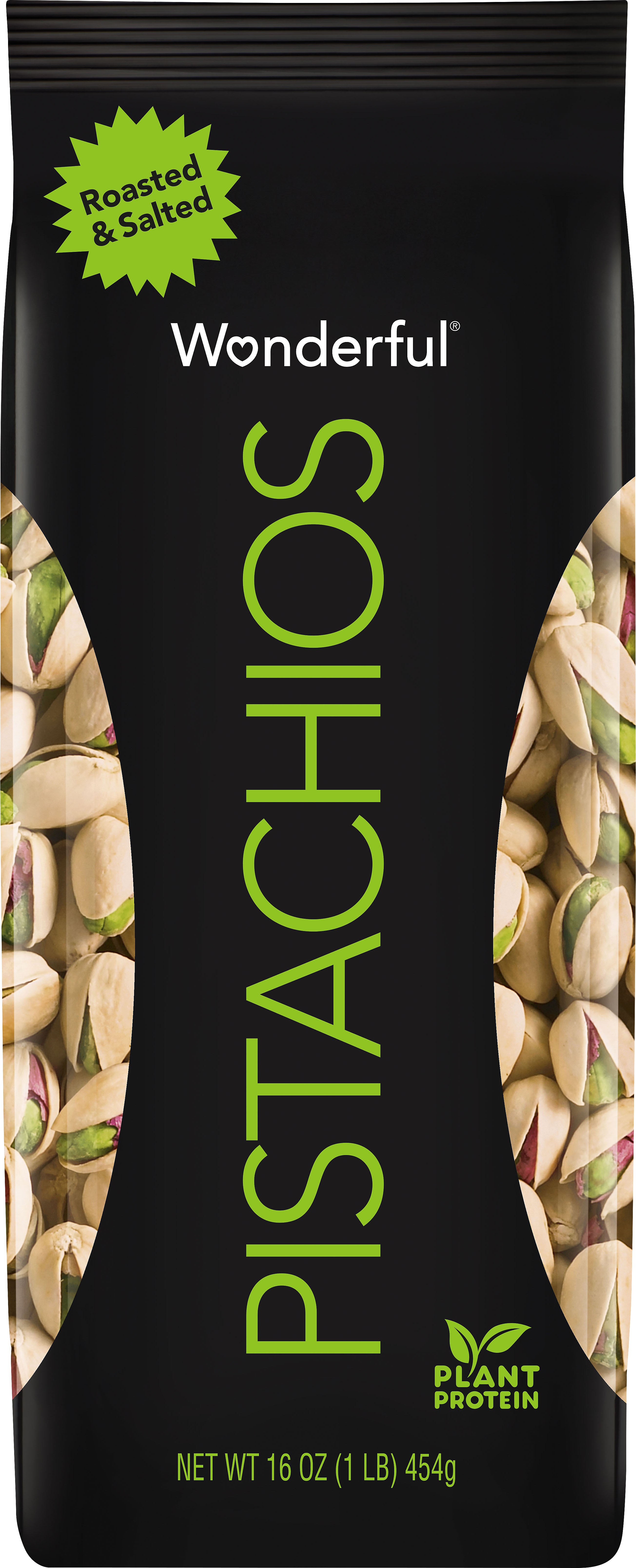 Wonderful Pistachios Roasted & Salted Pistachios 16 oz - Case of 20