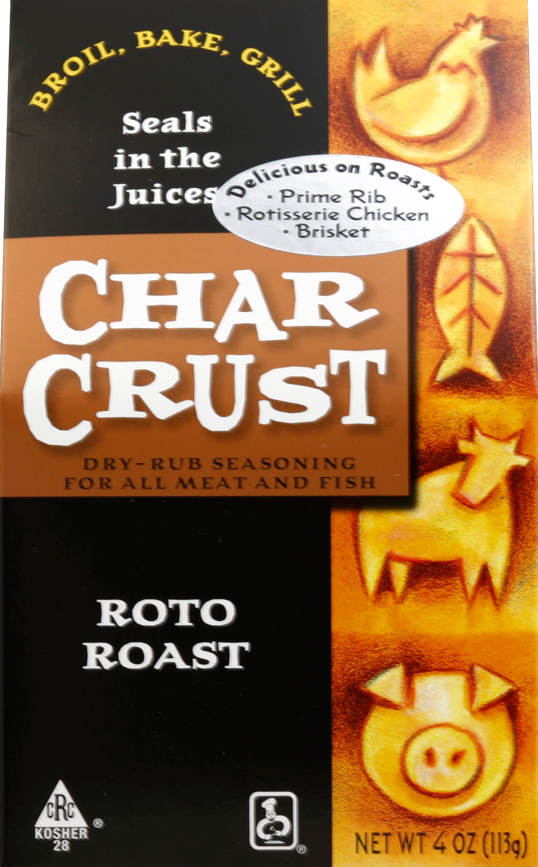 Char Crust Seasoning 4 oz - Case of 6