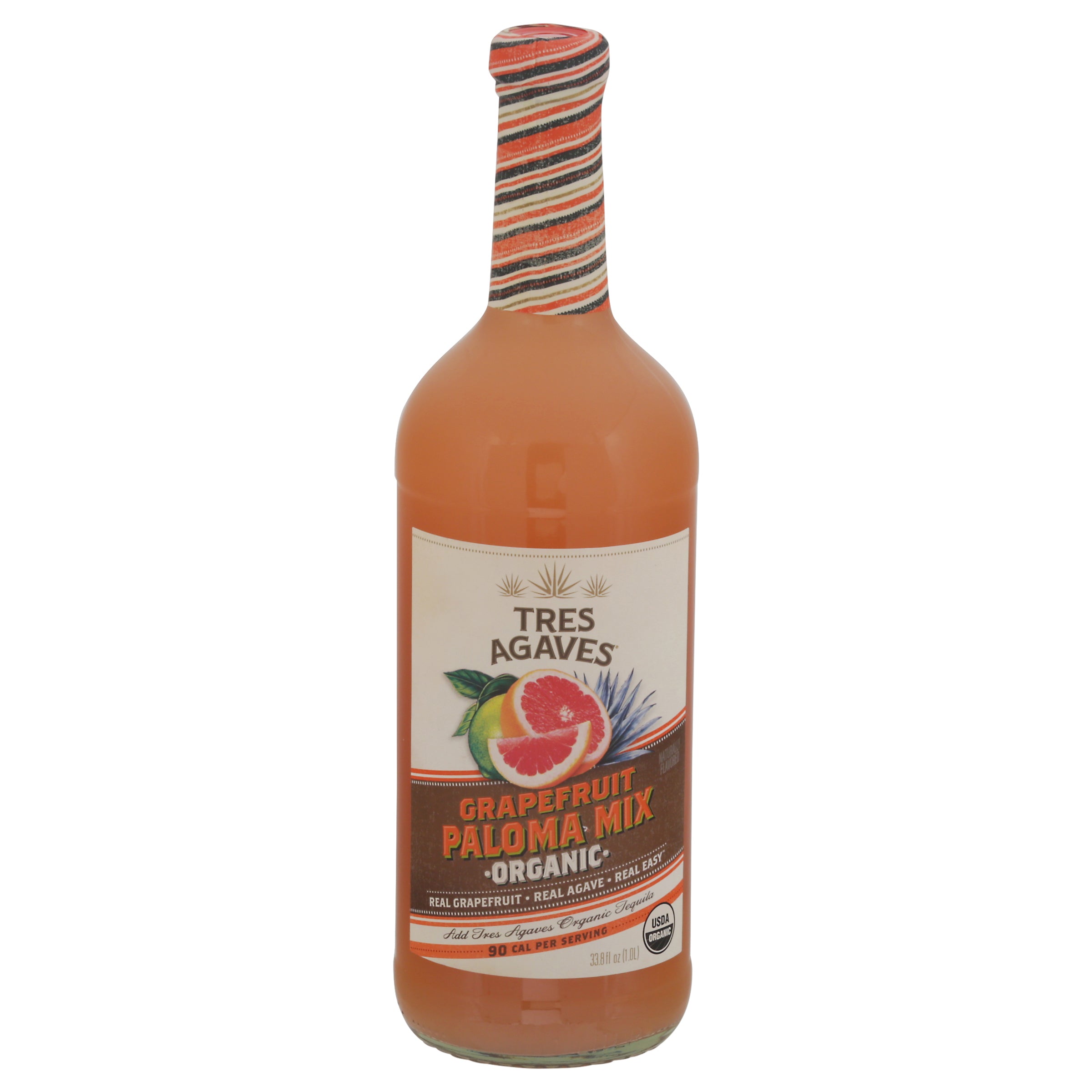 Tres Agaves Organic Grapefruit Paloma Mix 33.8 fl oz - Case of 12