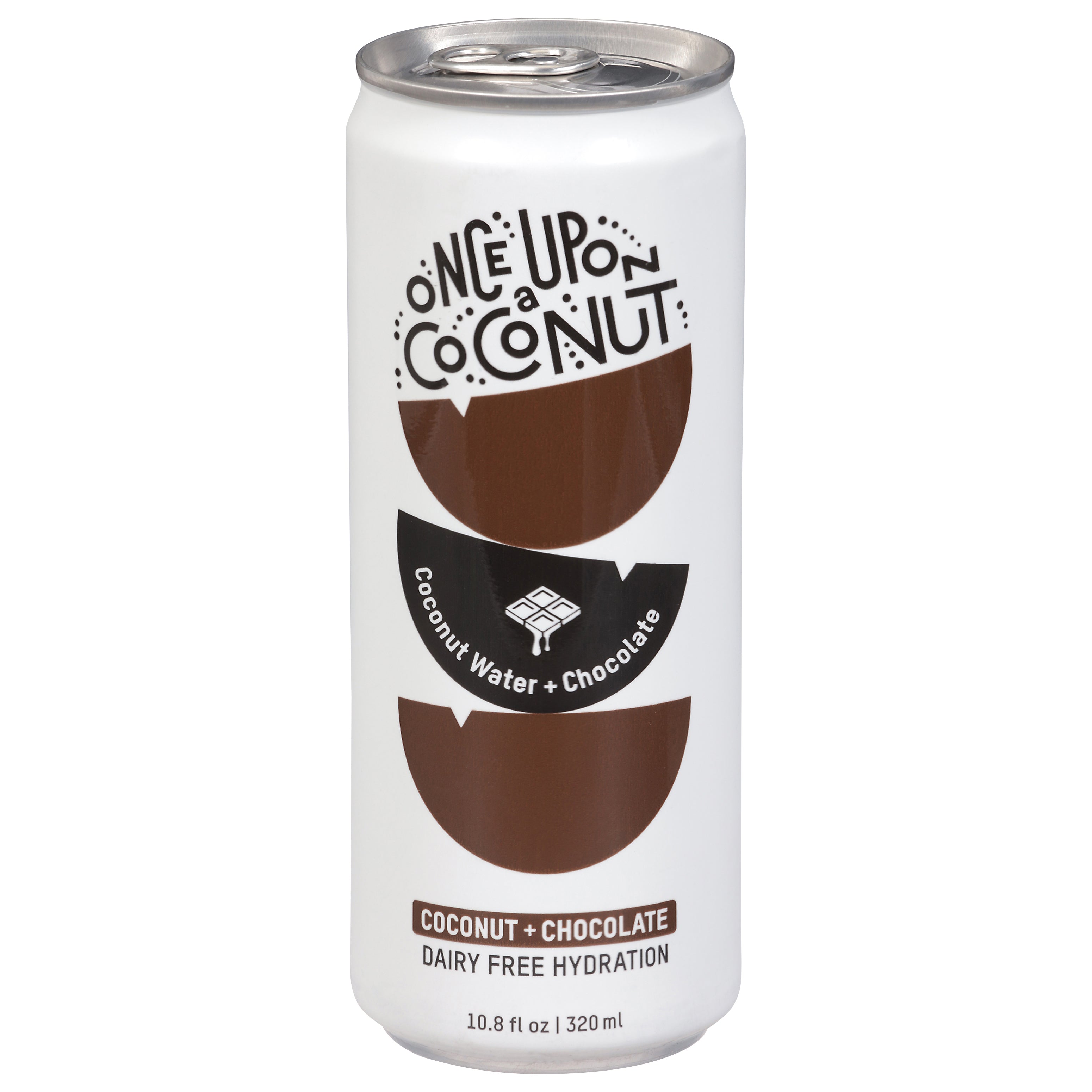 Once Upon a Coconut Dairy Free Hydration Coconut Water + Chocolate 10.8 fl oz - Case of 12