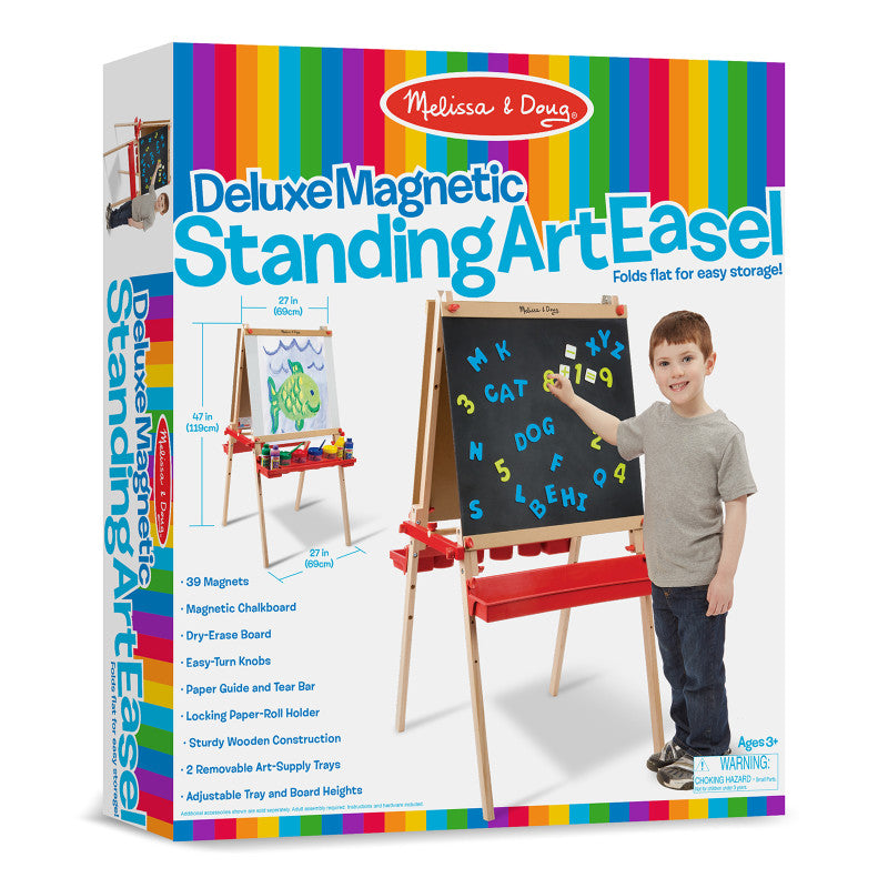 MELISSA & DOUG - Deluxe Magnetic Standing Art Easel
