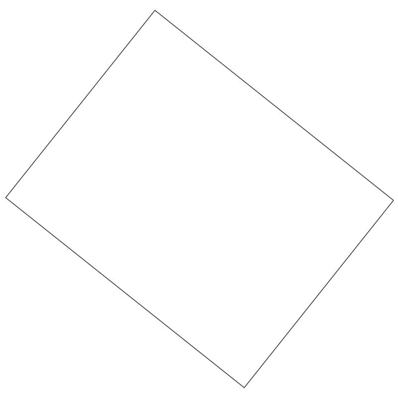 UCREATE - Coated Poster Board, White 14 pt., 22" x 28", 25 Sheets