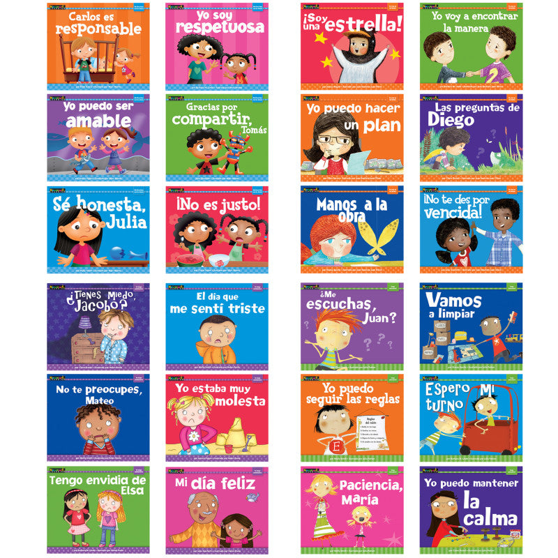 NEWMARK LEARNING - MySELF Reader Set, Spanish, Set of 24 Books