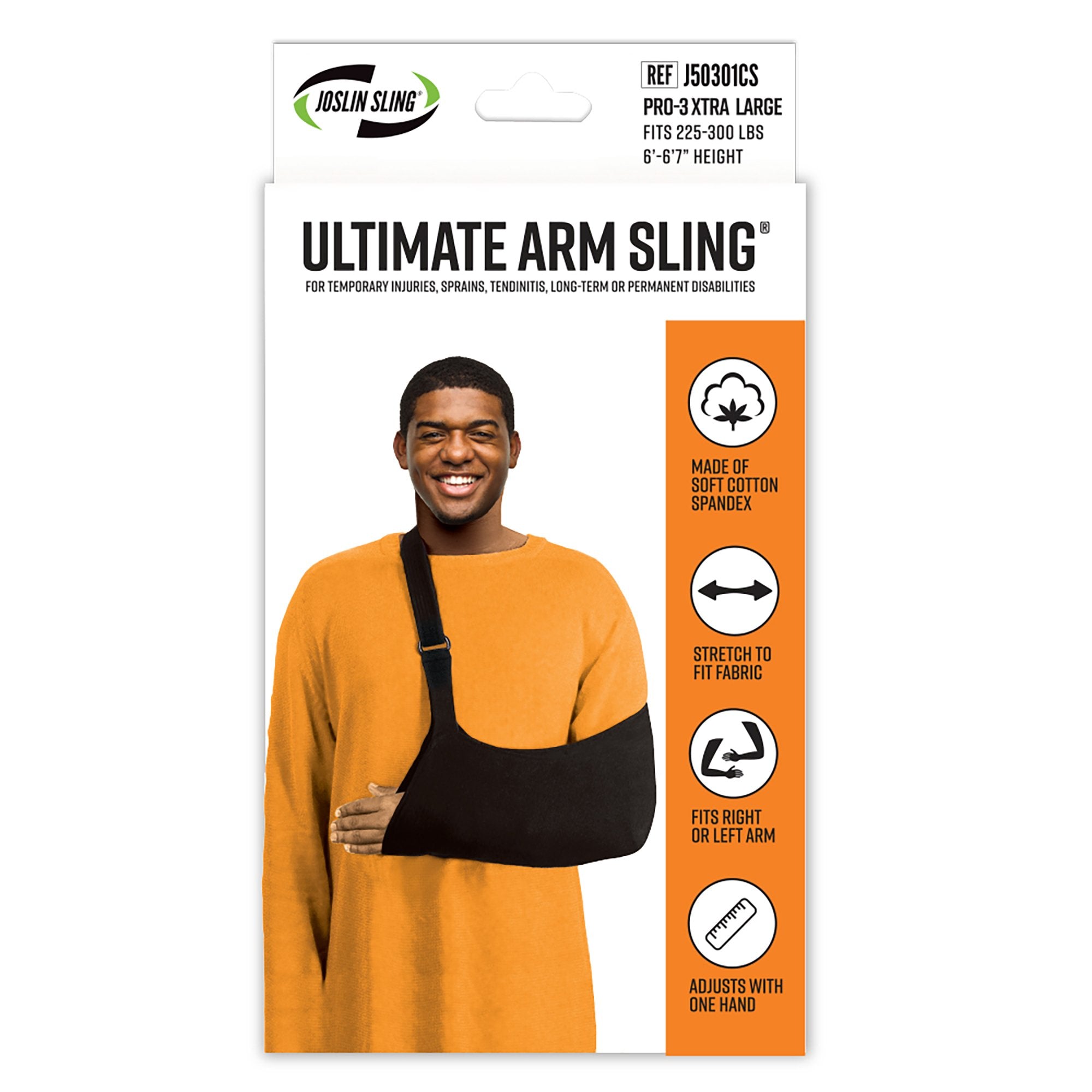 Brownmed - Arm Sling Ultimate Arm Sling® D-Ring / Hook and Loop Strap Closure Pro-3X-Large [1/EA] (645897_EA)