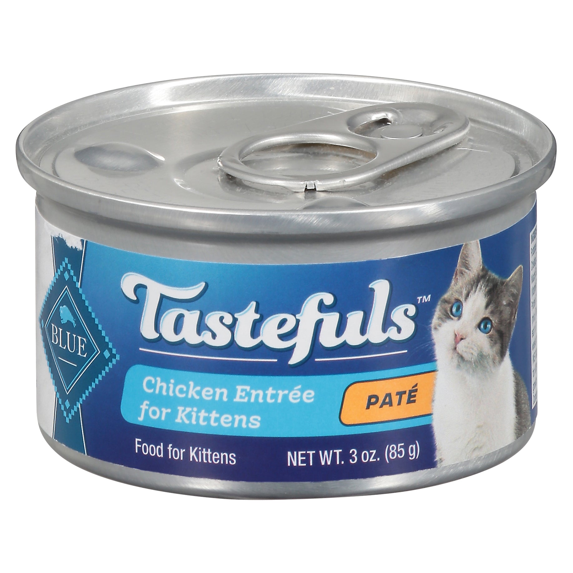 Tastefuls Pate Chicken Entree Food for Kittens 3 oz - Case of 12