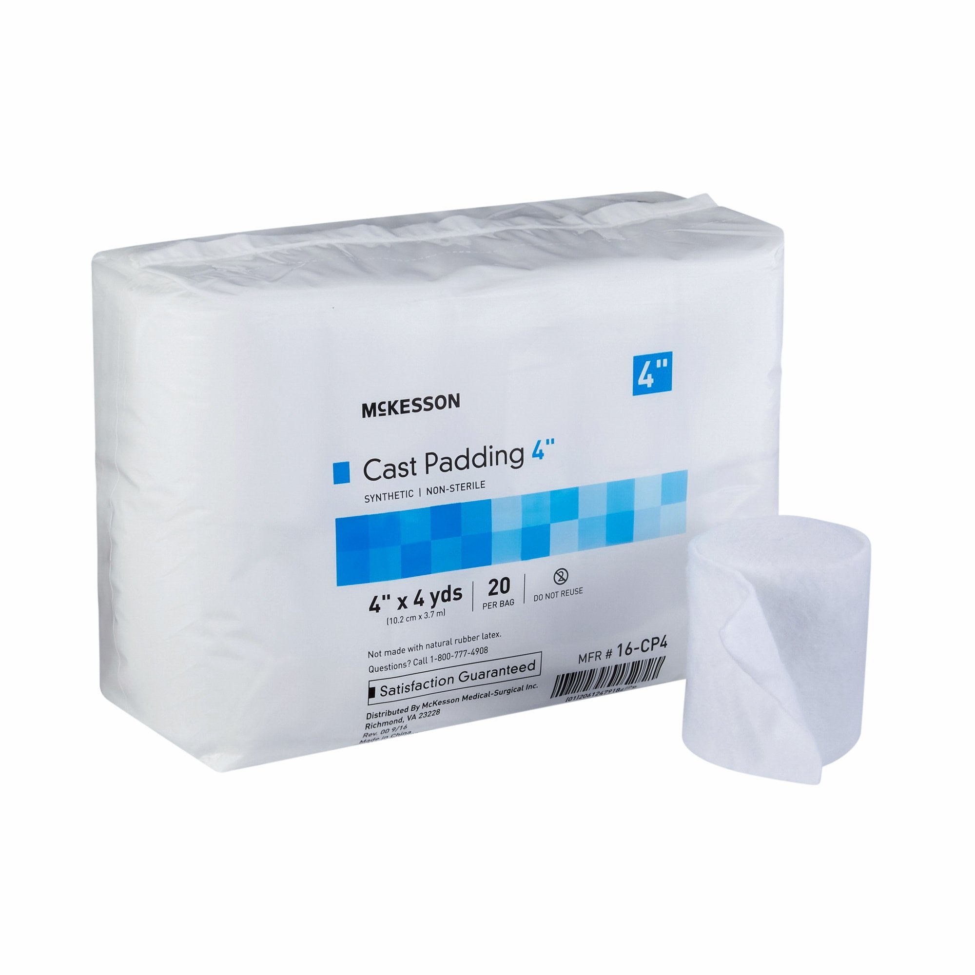 McKesson Brand - Cast Padding Undercast McKesson 4 Inch X 4 Yard Polyester NonSterile [20/BG]