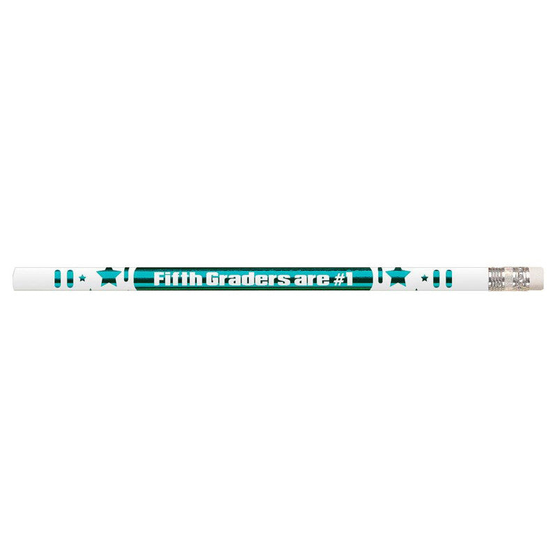 MUSGRAVE PENCIL COMPANY - 5th Graders Are #1 Motivational Pencils, 12 Per Pack, 12 Packs