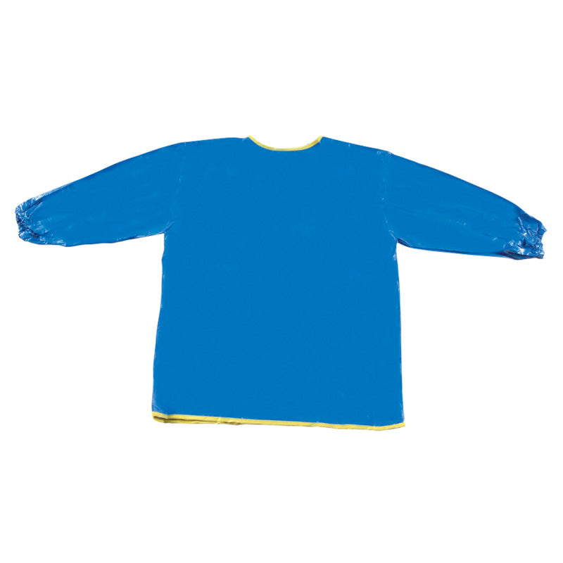 CREATIVITY STREET - Long Sleeve Plastic Art Smock, Ages 3+, Blue, 22" x 18", 1 Count