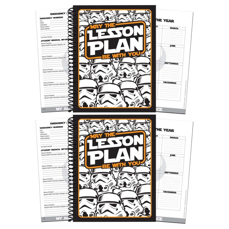 EUREKA - Star Wars™ Super Troopers Lesson Plan Book, Pack of 2