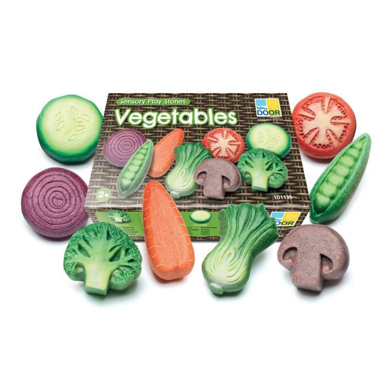 YELLOW DOOR - Vegetable Sensory Play Stones