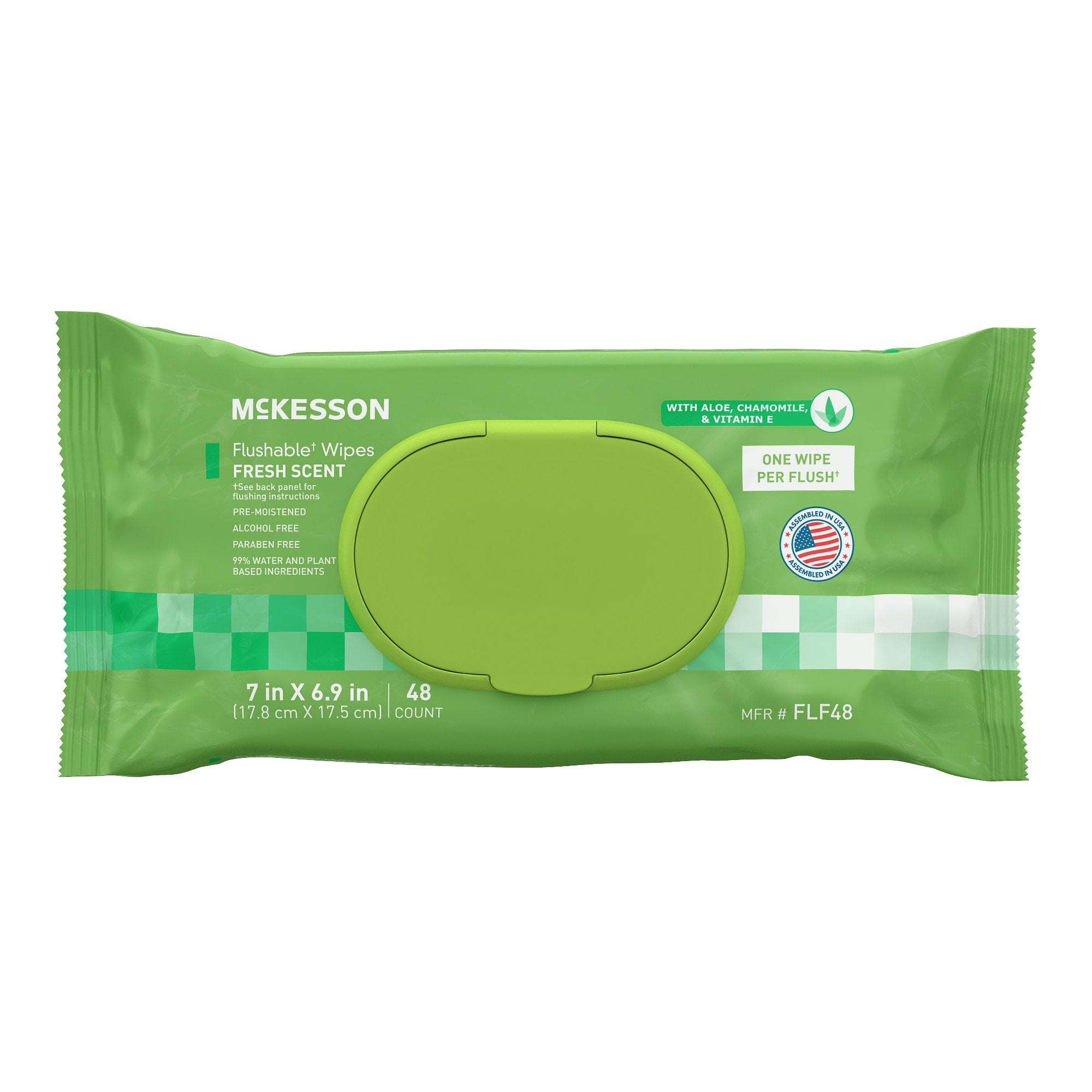 McKesson Brand - Flushable Personal Wipe McKesson Soft Pack Scented 48 Count [576/CS]