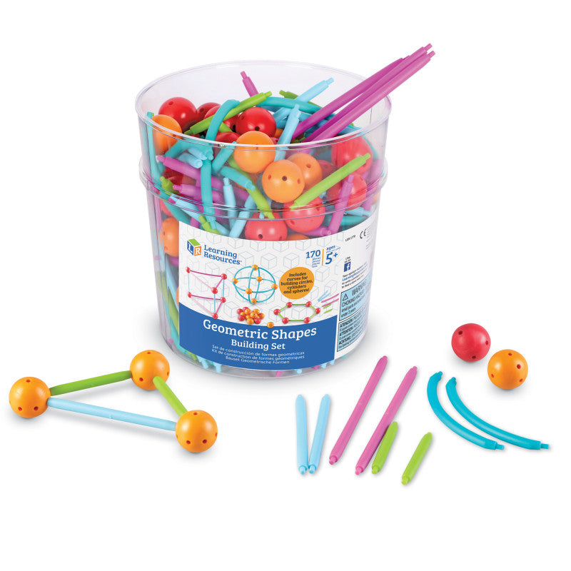 LEARNING RESOURCES - Geometric Shapes Building Set