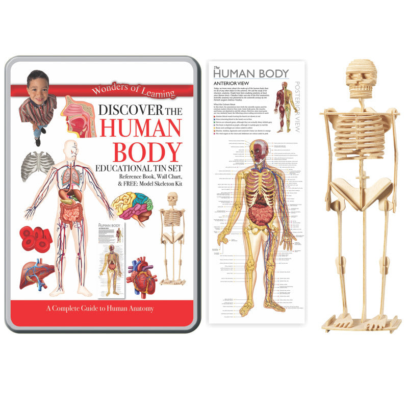 WONDERS OF LEARNING - Wonders of Learning Tin Set, Discover the Human Body