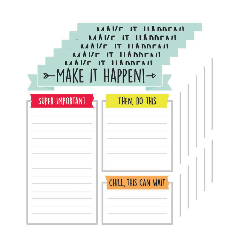 CARSON DELLOSA EDUCATION - Aim High Notepad, Pack of 6