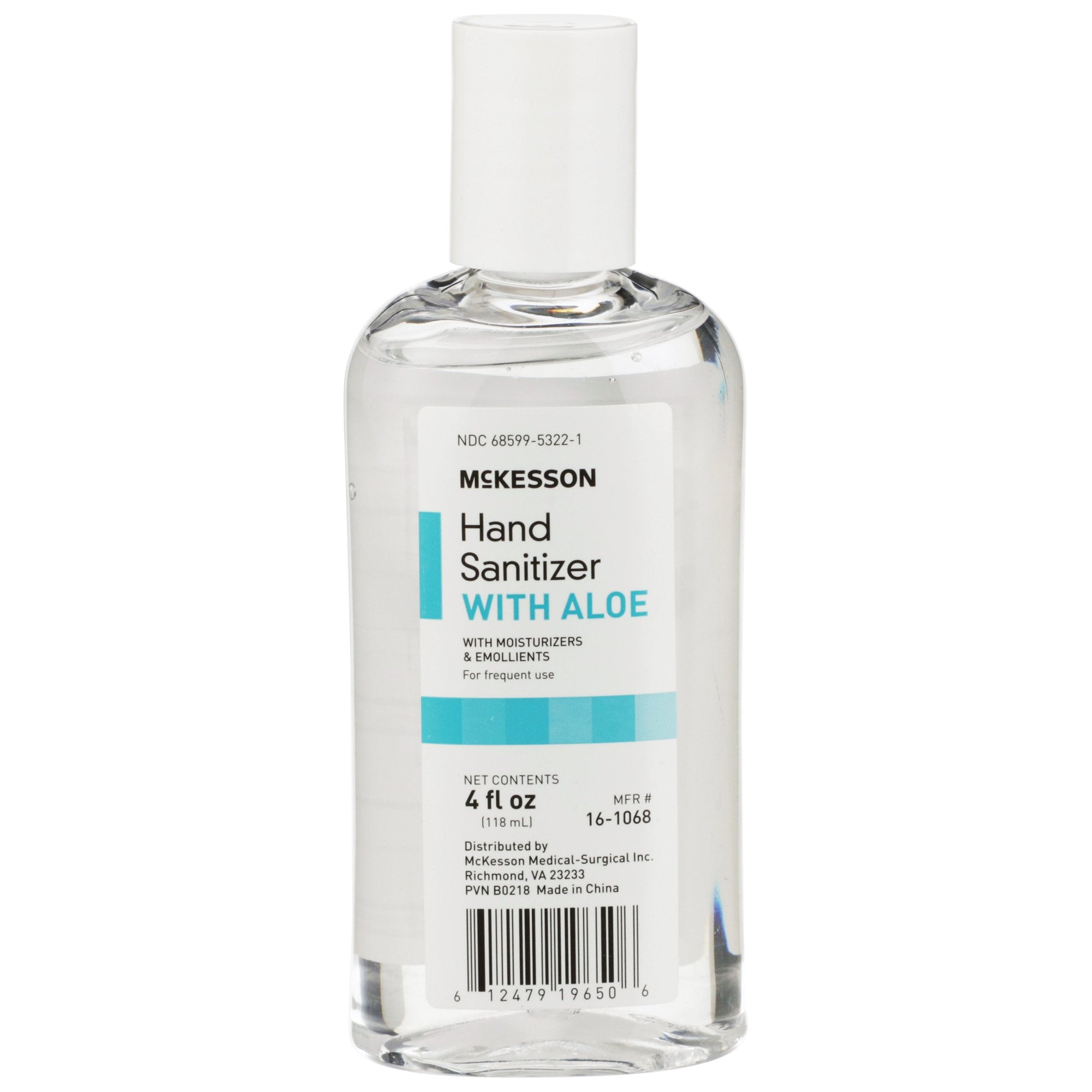 McKesson Brand - Hand Sanitizer with Aloe McKesson 4 oz. Ethyl Alcohol Gel Bottle [24/CS]