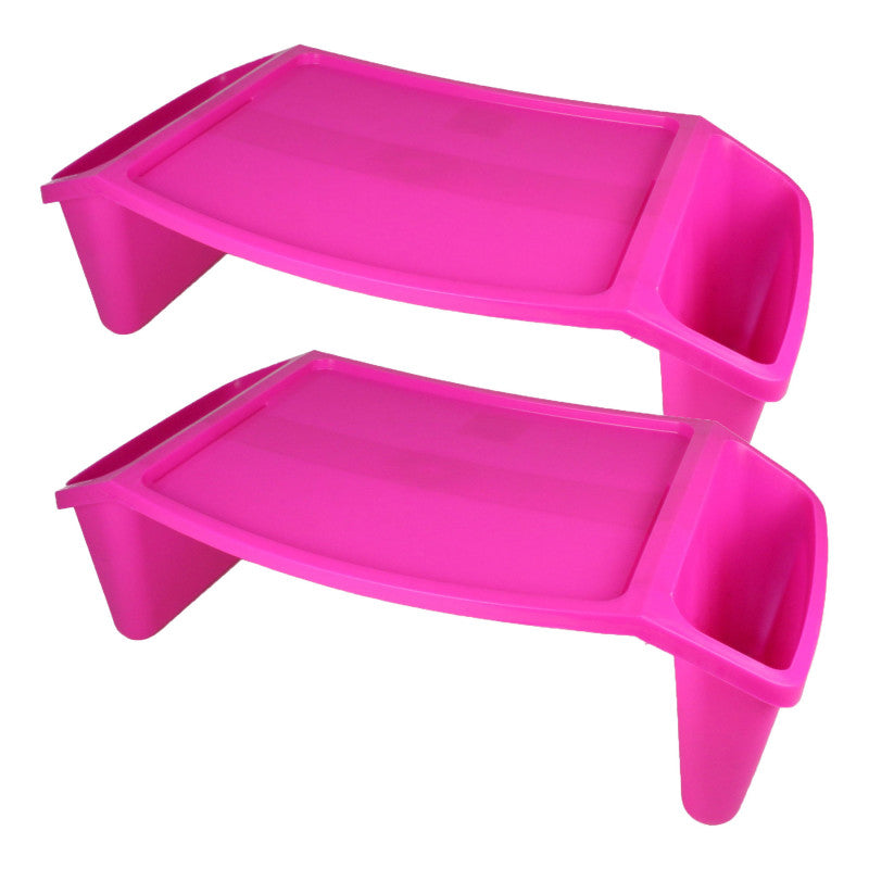 ROMANOFF - Lap Tray, Hot Pink, Pack of 2