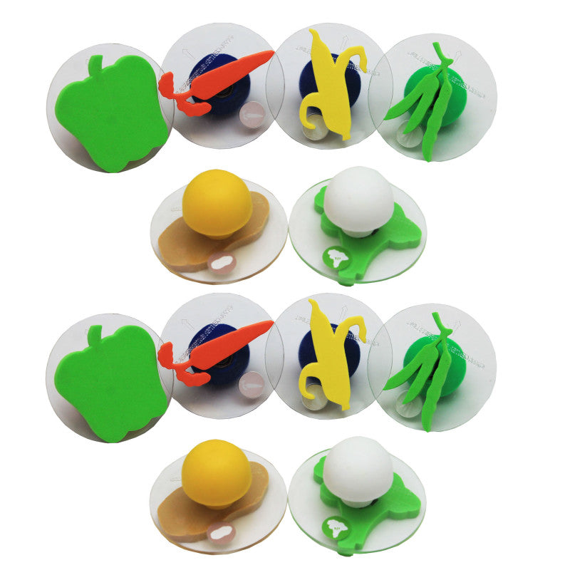 READY 2 LEARN - Giant Stampers - Vegetables - 6 Per Set - 2 Sets