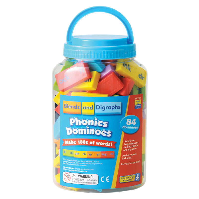 EDUCATIONAL INSIGHTS - Phonics Dominoes: Blends and Digraphs