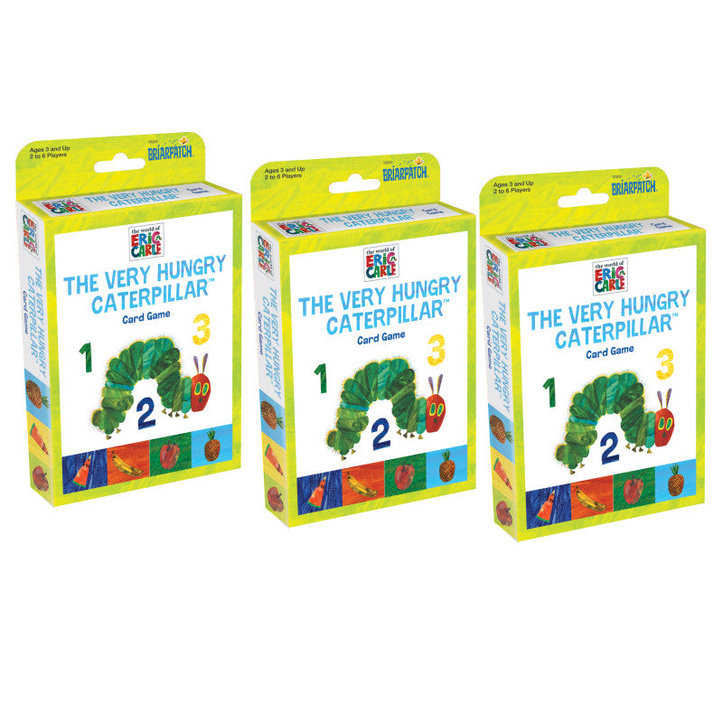 BRIARPATCH - The World of Eric Carle™ The Very Hungry Caterpillar™ Card Game, Pack of 3
