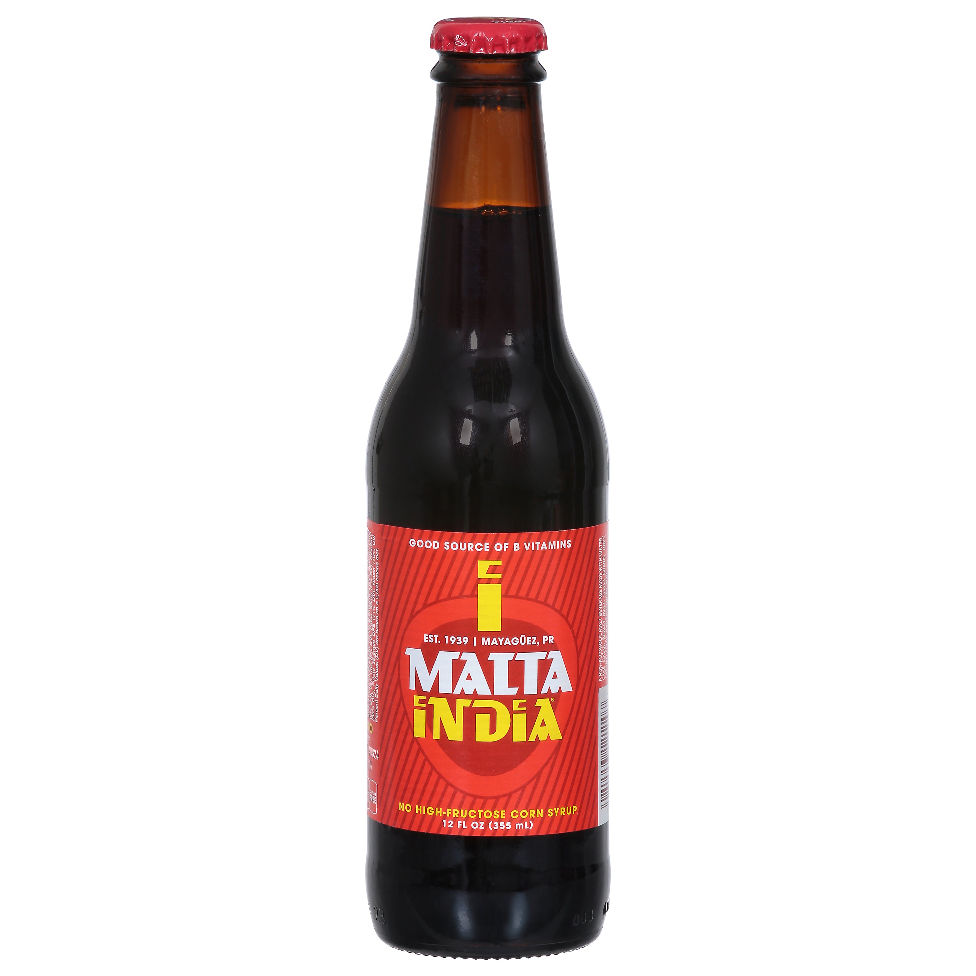 Malta India Beer 12 fl oz - Case of 24