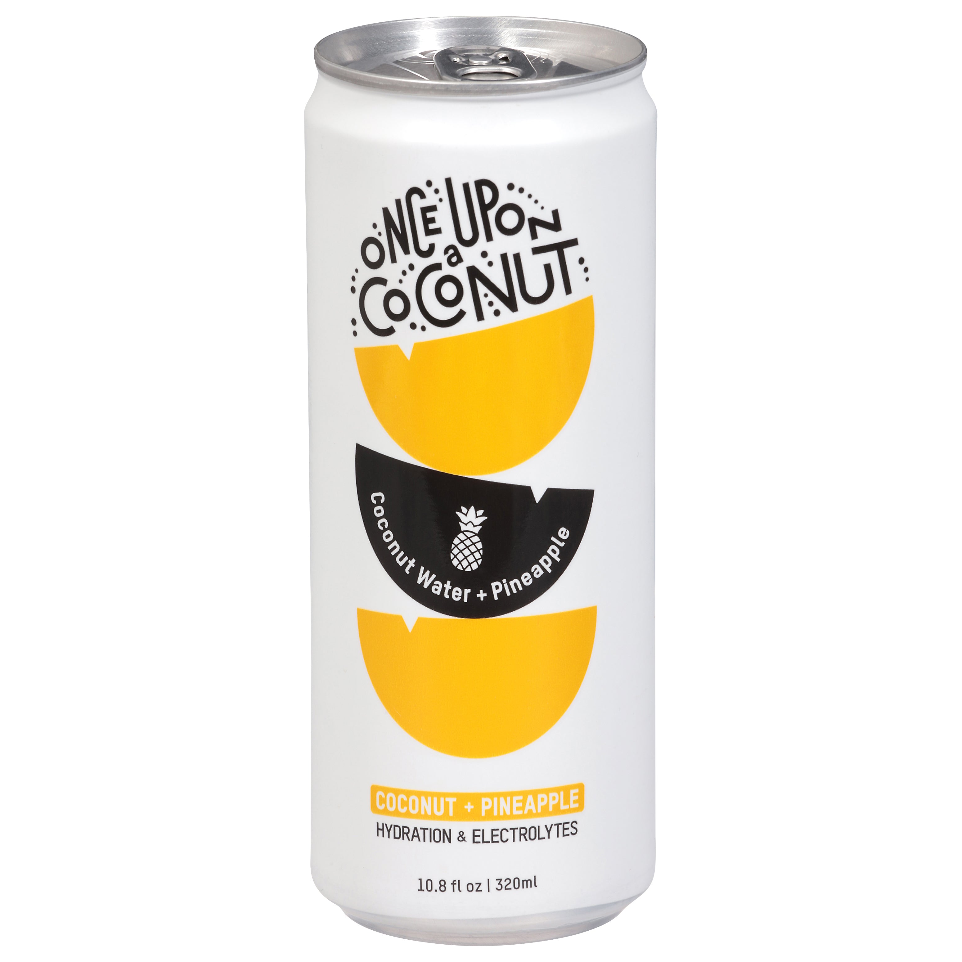 Once Upon a Coconut Hydration & Electrolytes Coconut Water + Pineapple 10.8 fl oz - Case of 12
