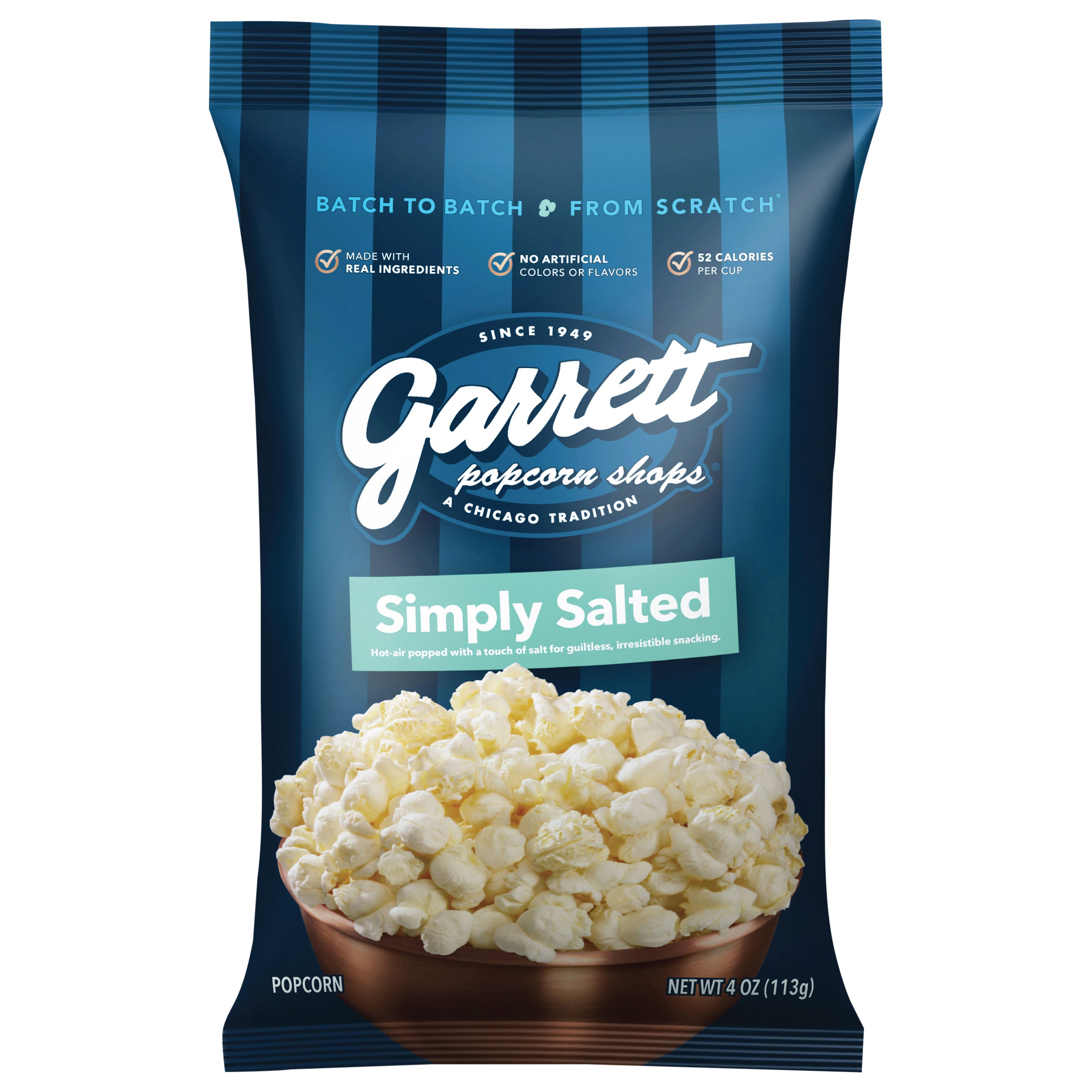 Garrett Popcorn Shops, Simply Salted 4oz - Case of 9