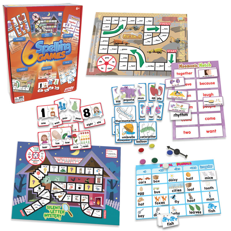 JUNIOR LEARNING - 6 Spelling Games