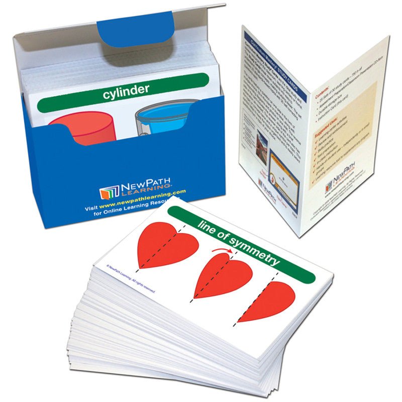 NEWPATH LEARNING - Math Vocabulary Flash Cards, Grades 3-5