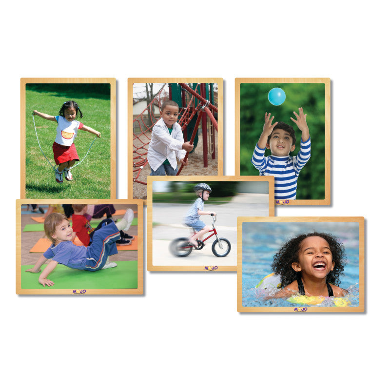 MOJO - Kids in Motion Wooden 6-Puzzle Set