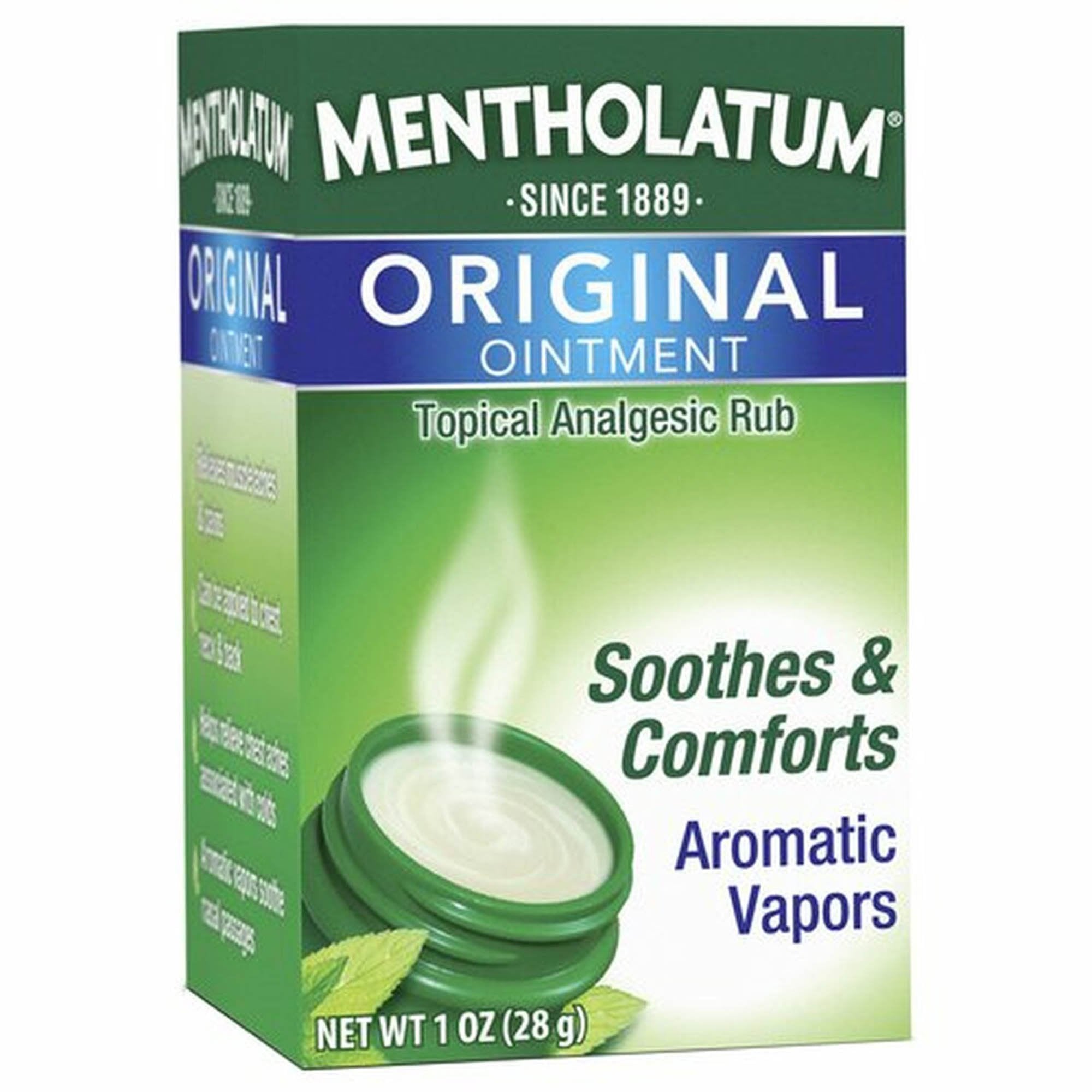 Mentholatum Company - Topical Pain Relief Mentholatum® 9% - 1.3% Strength Camphor / Menthol Ointment 1 oz. [1/EA]