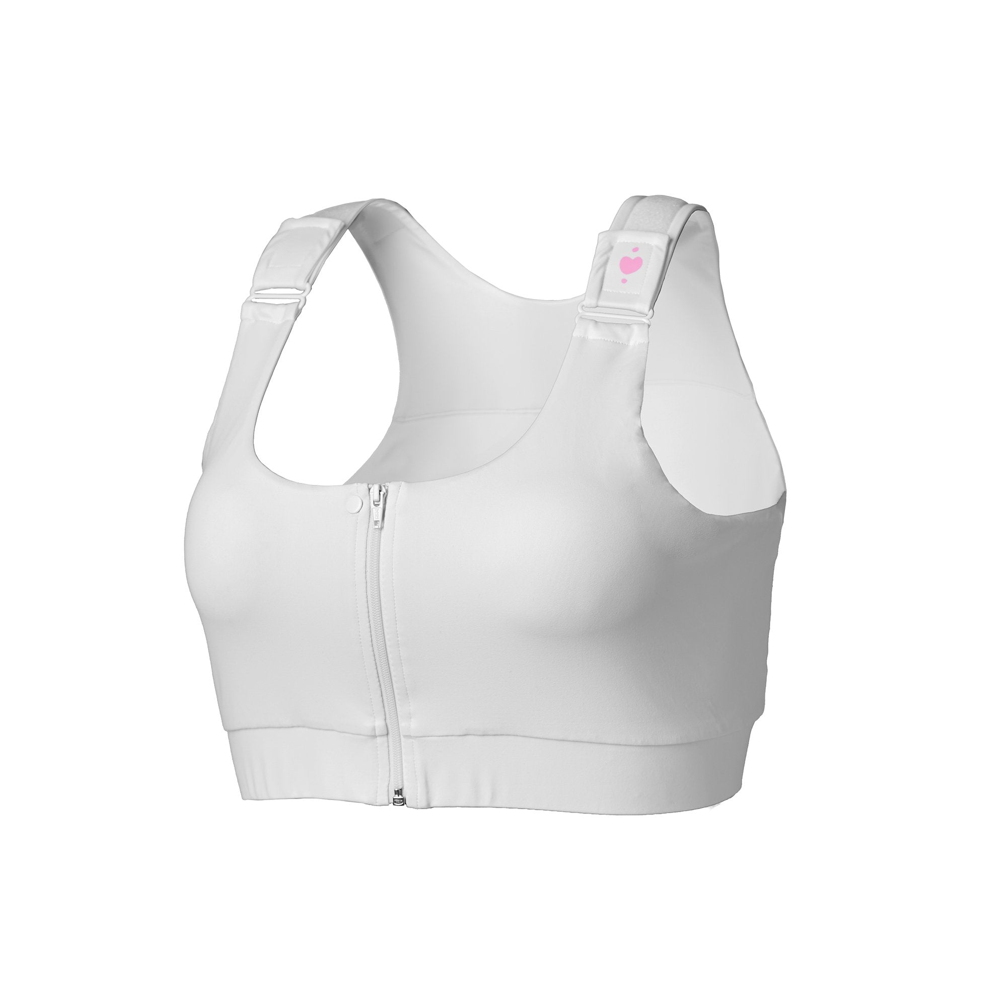 heart&core Sports and Medical LLC - Post-Surgical Bra Shirl White X-Small [1/EA]
