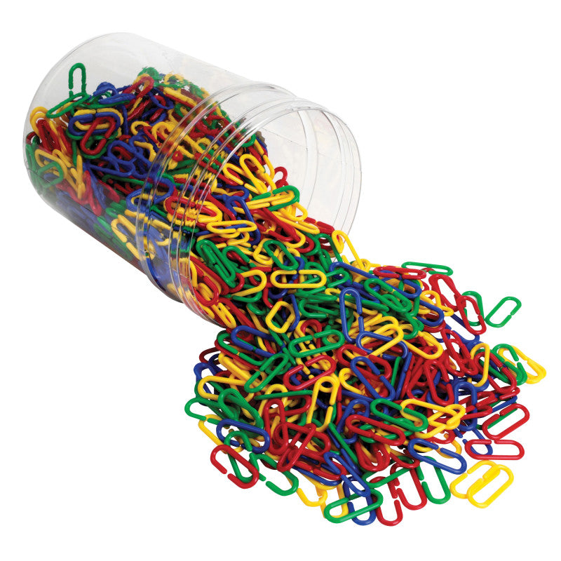 LEARNING RESOURCES - Link 'N’ Learn® Links in a Bucket, 500 Pieces