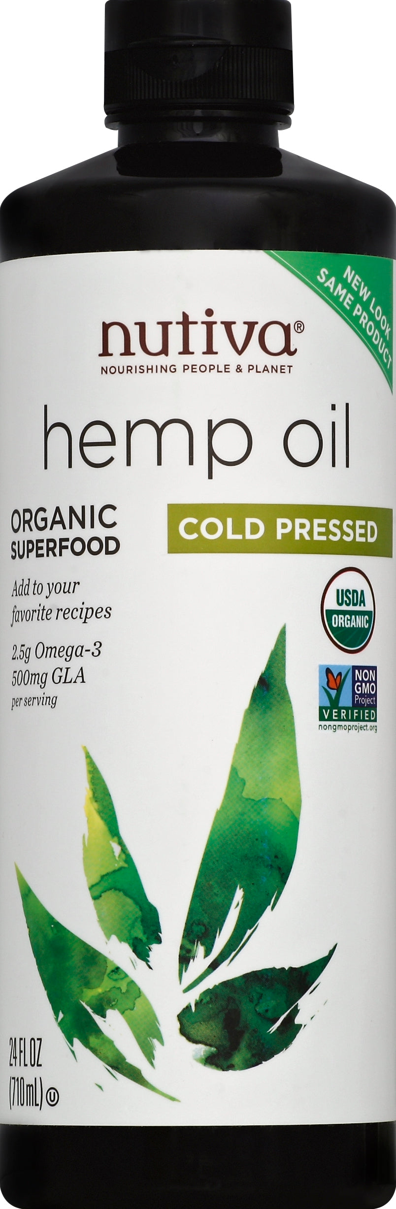 Nutiva Hemp Oil 24 oz - Case of 1