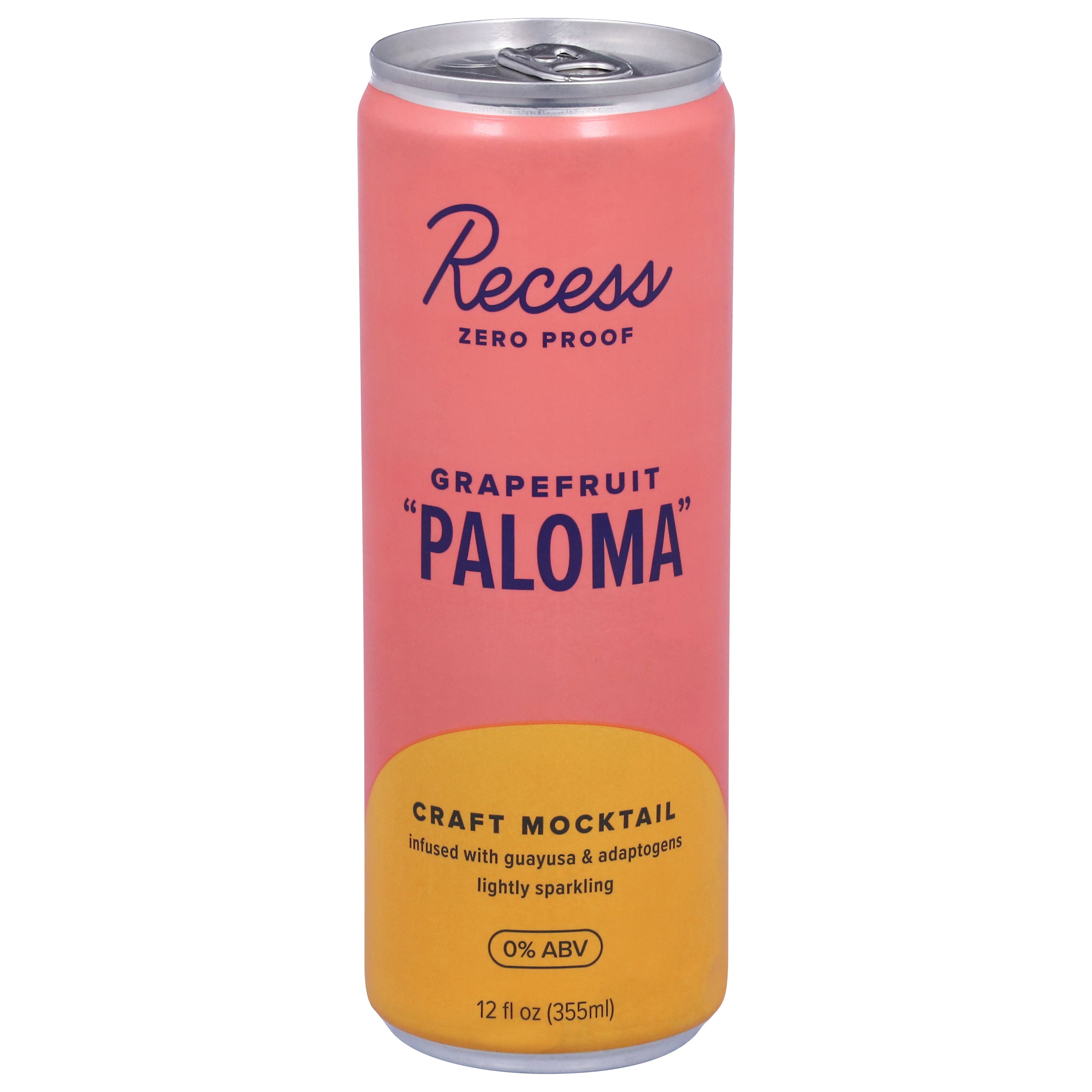 Recess Grapefruit Paloma Craft Mocktail 12 fl oz - Case of 12