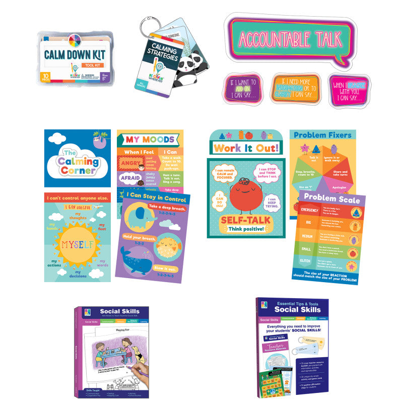 CARSON DELLOSA EDUCATION - Social Emotional Learning Classroom Teacher Bundle