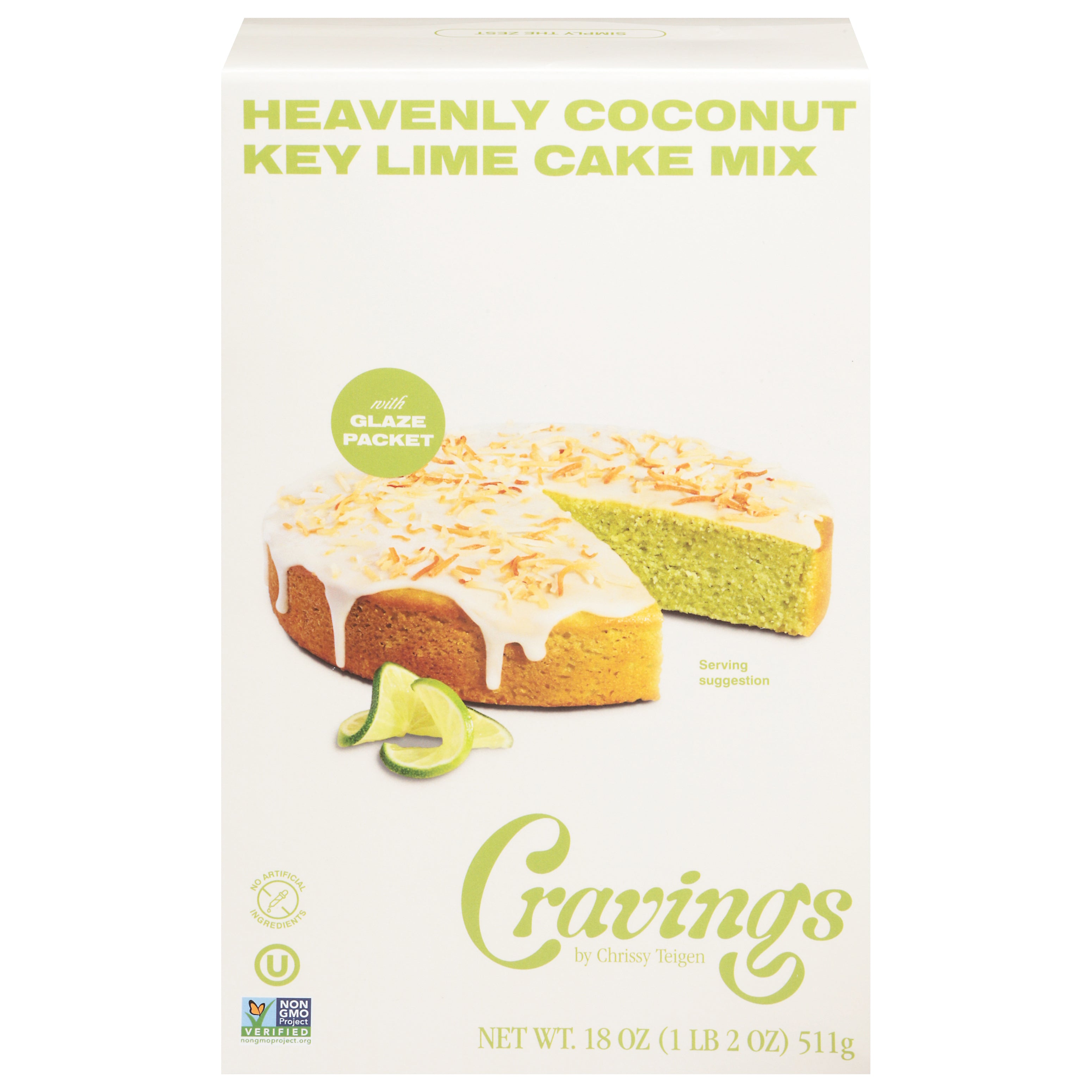 Cravings by Chrissy Teigen Coconut Key Lime Cake Mix 18 oz - Case of 6