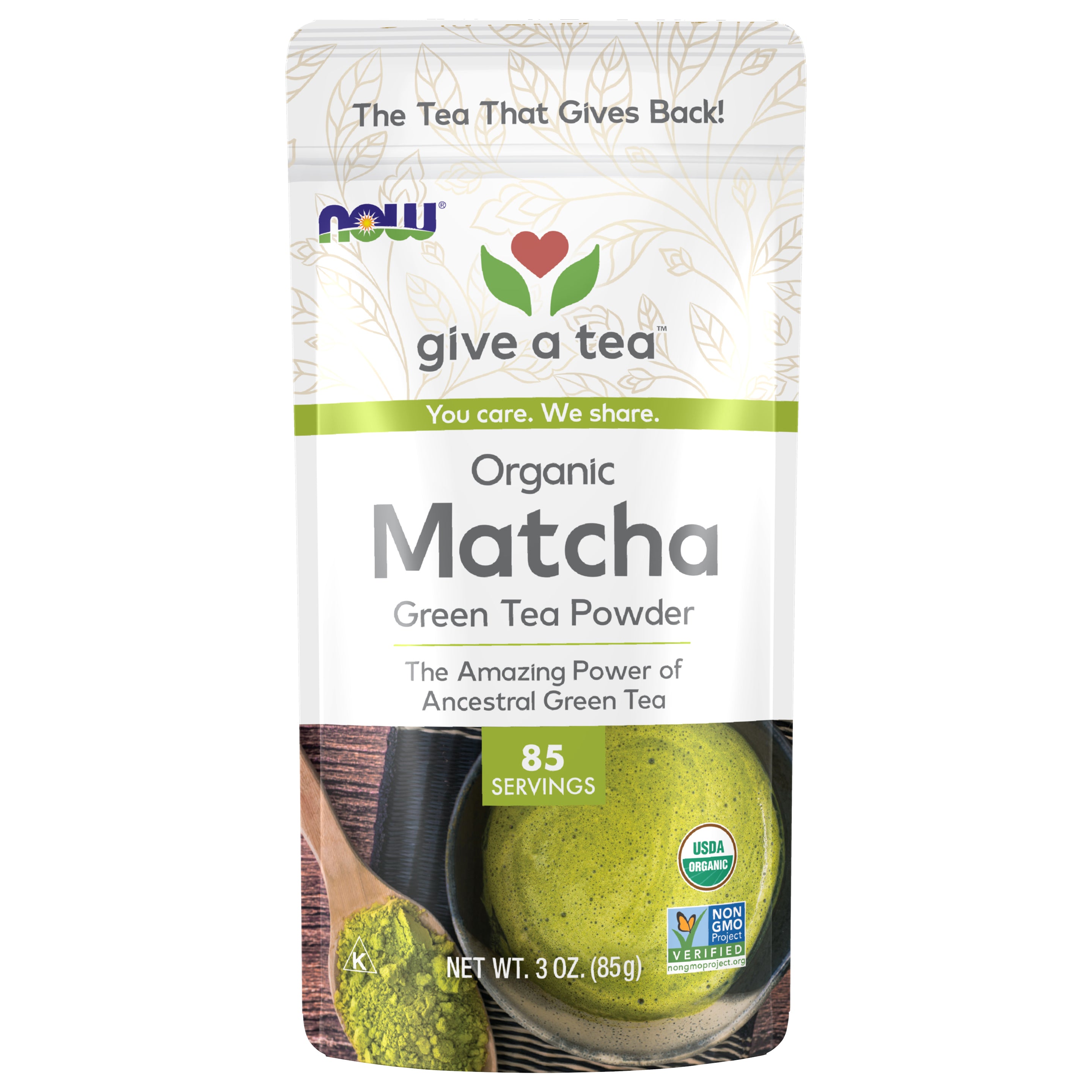 Matcha Green Tea Powder, Organic - 3 oz. - Case of 6