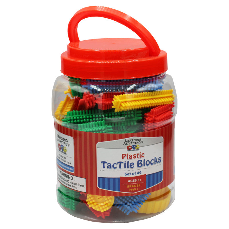 LEARNING ADVANTAGE - TacTile Blocks - Set of 49