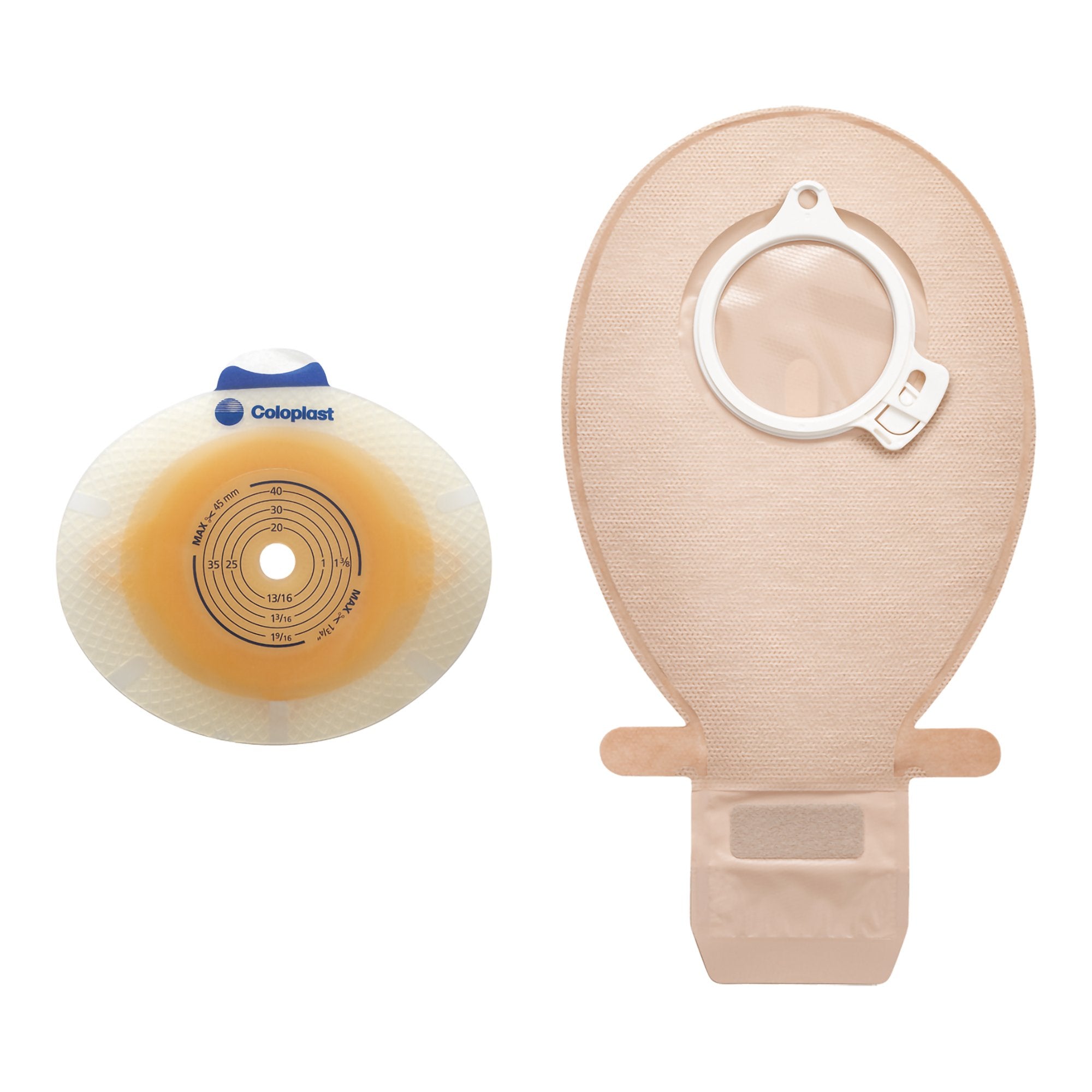 Coloplast - Ostomy Pouch SenSura® Click Two-Piece System 7 Inch Length, Midi Without Barrier Closed End [30/BX] (678544_BX)