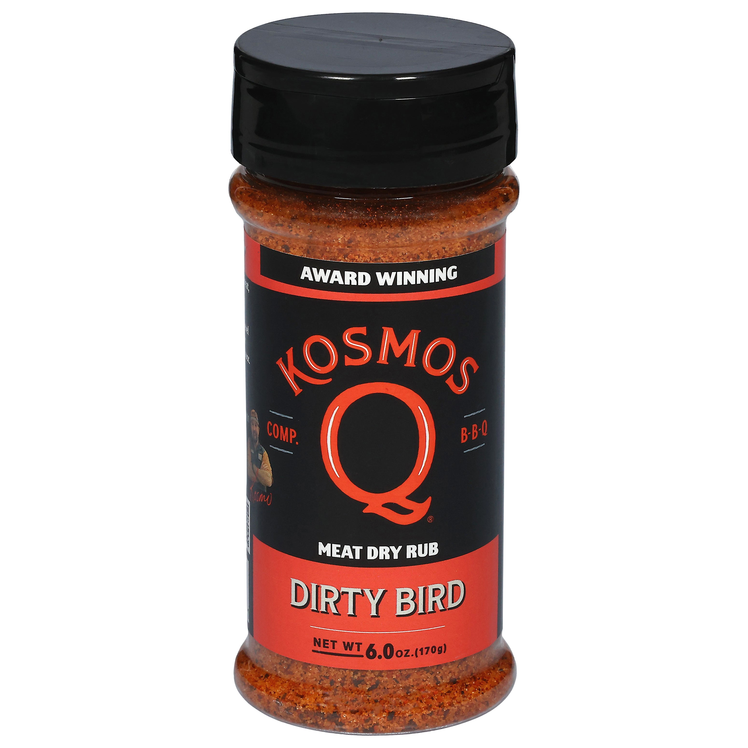 Kosmos Q Dirty Bird Meat Dry Rub 6.0 oz - Case of 6
