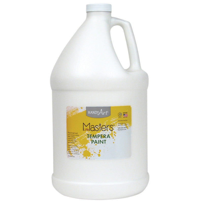 HANDY ART - Little Masters® Tempera Paint, White, Gallon