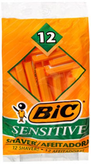 BIC Corp - Personal Razor Bic® Sensitive Single Edge Single Blade NonSterile Disposable [12/PK]