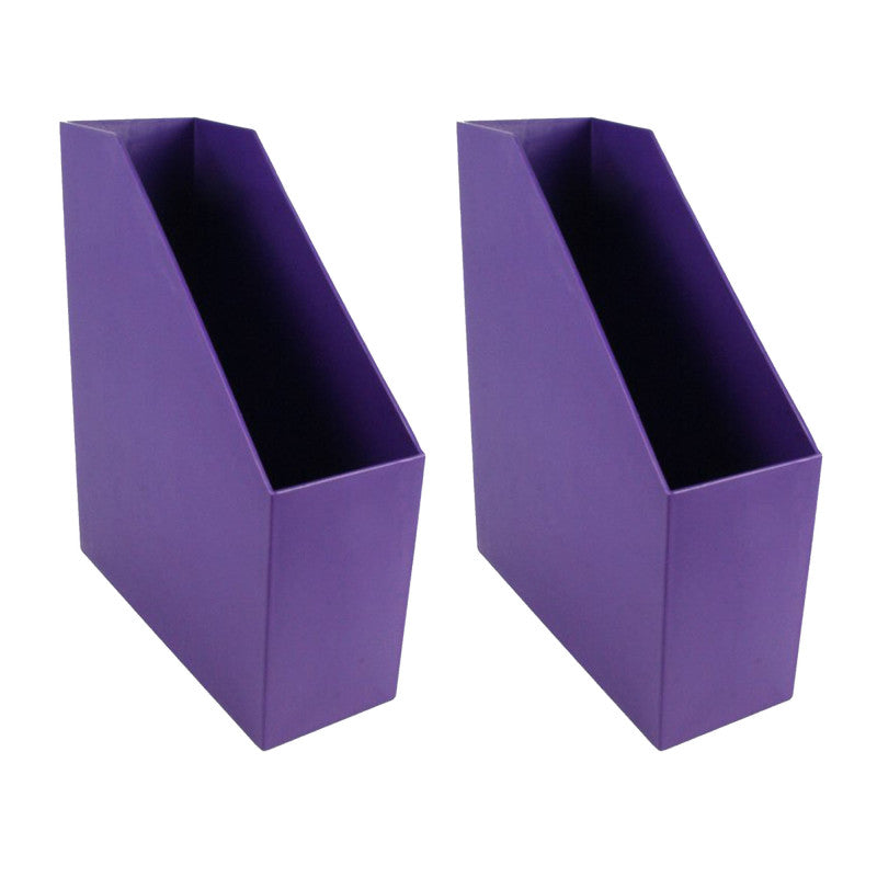 ROMANOFF - Magazine File, Purple, Pack of 2