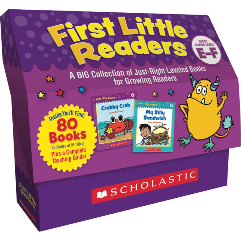 SCHOLASTIC - First Little Readers Classroom Set: Levels E & F