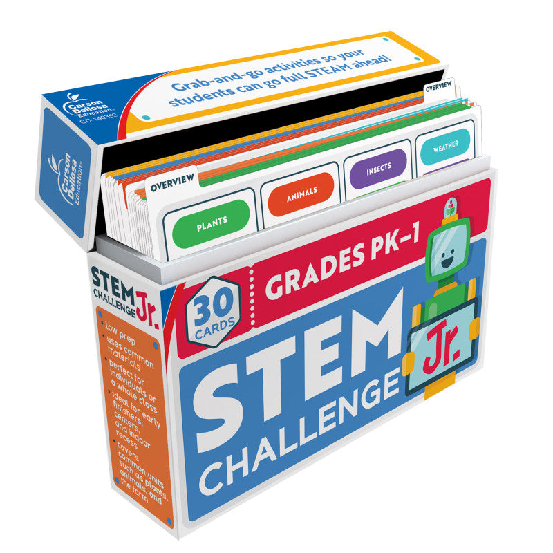 CARSON DELLOSA EDUCATION - STEM Challenge, Jr. Learning Cards