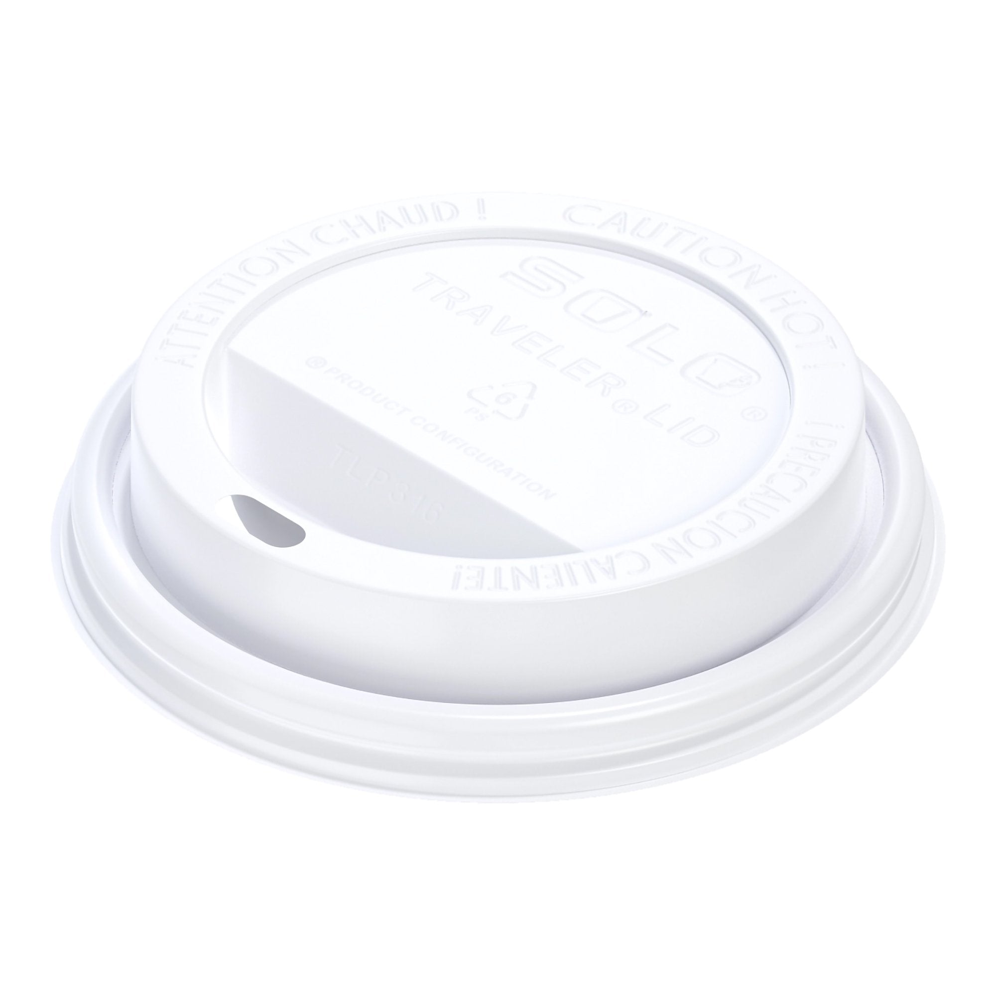 RJ Schinner Co - Dome Lid Traveler® White Polystyrene Disposable [100/SL]