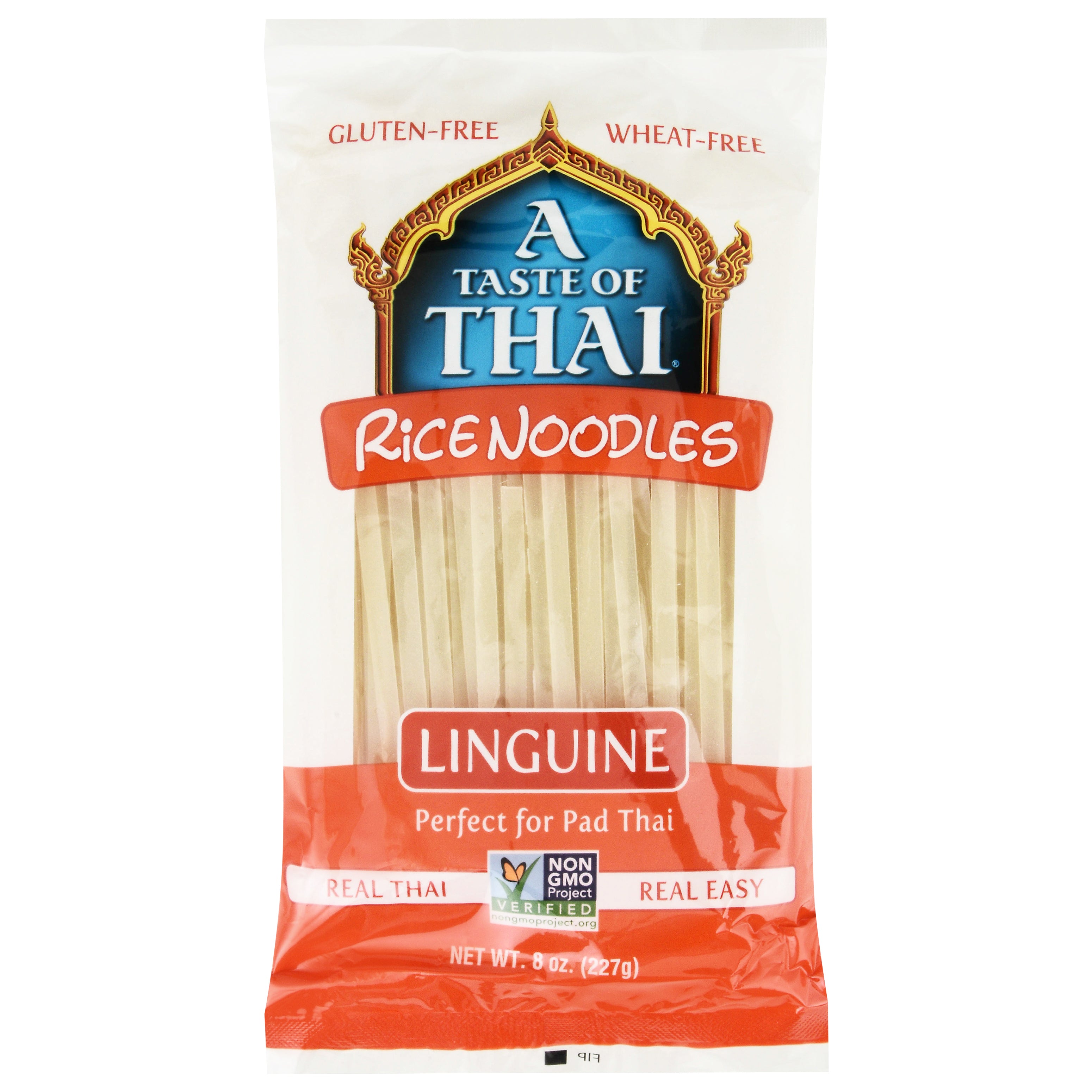A Taste of Thai Rice Noodles Linguine 8 oz - Case of 9