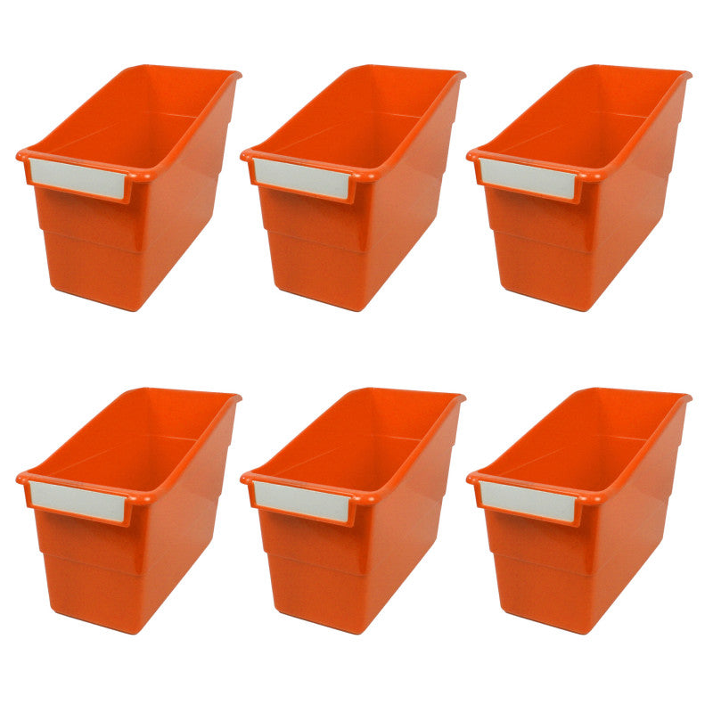 ROMANOFF - Tattle® Shelf File, Orange, Pack of 6